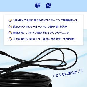 ケルヒャー パイプクリーニングホース 逆噴射 ...の詳細画像5