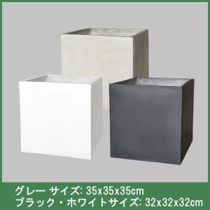植木鉢 32/35cm 観葉植物鉢 フェイク グリーン鉢 庭木鉢 軽量セメント ファイバーセメント 大型 インテリア おしゃれ F10-32/35 送料無料