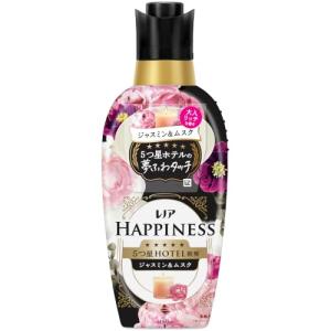 レノア ハピネス 5つ星ホテルの夢ふわタッチ 柔軟剤 ジャスミン＆ムスクの香り 本体 460mL