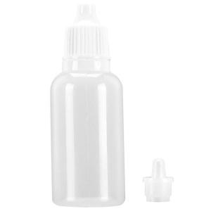 KESYOO ドロッパーボトル プラスチック容器 スポイト瓶 滴瓶 20ml 透明 詰め替え可能 液体 オイル 貯蔵用 25本セット｜harenohiya