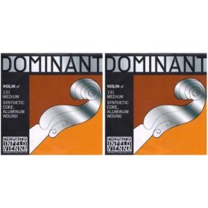 Dominant No.131 ドミナント ヴァイオリン弦 ペルロン/アルミ巻 A線(4/4ミディアム)２本セット｜harenohiya