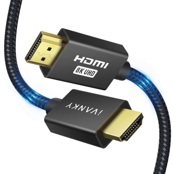 iVANKY 8K HDMIケーブル HDMI 2.1 2M 8K＠60Hz 4K＠120Hz 48...