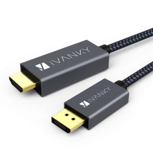 iVANKY DisplayPort-HDMI ケーブル 2M 1080P Displayport Hdmi 変換ケーブル（オス-オス） デ｜harenohiya