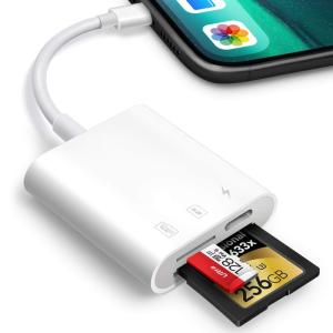 SDカードリーダー,iPhone/iPad用SDカードリーダー、OyuiasleカメラSDカードリーダービューアー、SDおよびMicroSD｜harenohiya