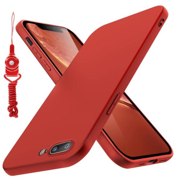 iphone8 plus ケースiphone7 plus ケース シリコン 薄型 スリム 磨り表面 ...