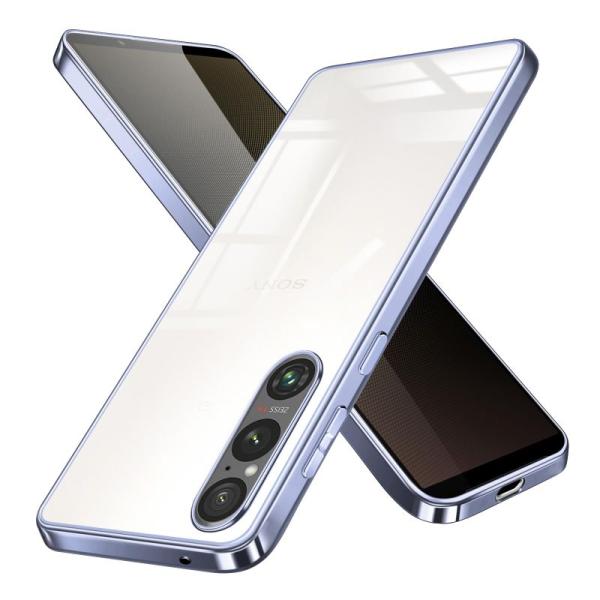 Xperia 1 V ケース クリア SO-51D SOG10 カバー 透明 スマホケース TPU ...