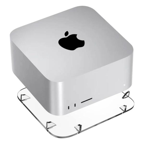 CaSZLUTION アクリルデスクトップスタンド Mac Studioスタンドホルダー Mac S...