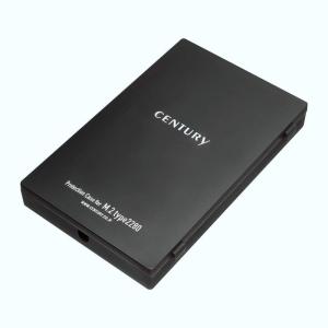 センチュリー 『裸族の弁当箱M.2』 M.2SSD (type2280)×2枚収納ケース CRBM2280｜harenohiya