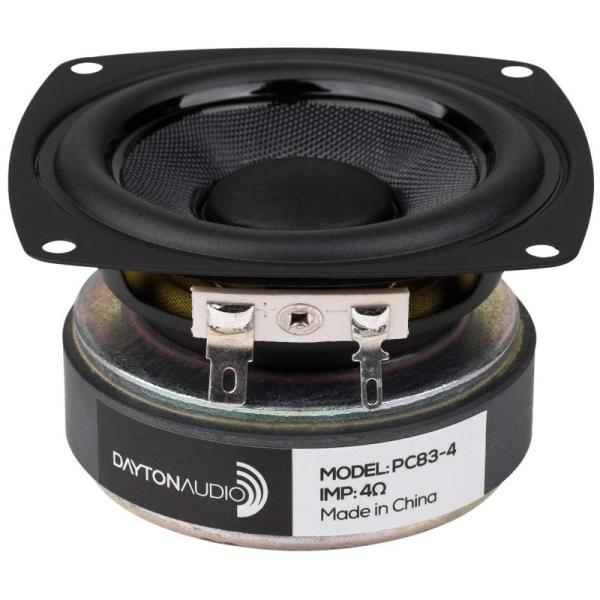 国内正規品Dayton Audio PC83-4 8.3cm ポリコーティング・グラスファイバーコー...