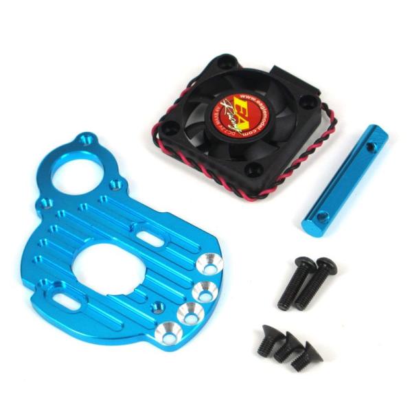 SPモーターヒートシンク・7.2Ｖファン付（ジュラ製）:タミヤXＶ01用LBL#XV01-01U-L...