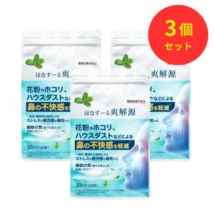 はなすーる爽解源 はなすーる サプリ サプリメント 機能性表示食品 3箱セット