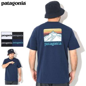 パタゴニア Tシャツ 半袖 Patagonia メンズ ライン ロゴ リッジ ポケット レスポンシビリティー ( Line Logo Ridge Pocket S/S Tee USAモデル 38511 )[M便 1/1]｜haresorashop