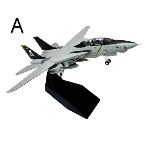 高品質の1/100スケール　アメリカトムキャットF-14/15　ダイキャスト　戦闘機　完成品模型　置...