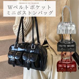 ミニボストンバッグ レディース Y2K バッグ 韓国 鞄 カバン かばん 肩掛け ショルダー おしゃれ 可愛い