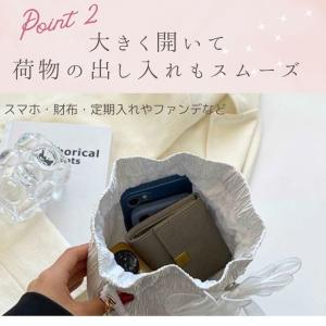 巾着バッグ ショルダー レディース 浴衣 バッ...の詳細画像2