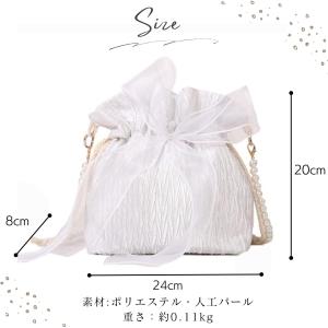 巾着バッグ ショルダー レディース 浴衣 バッ...の詳細画像4