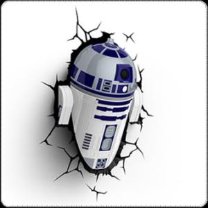 【セール】スター・ウォーズ　3Dデコライト　R2-D2　｜hari-kore