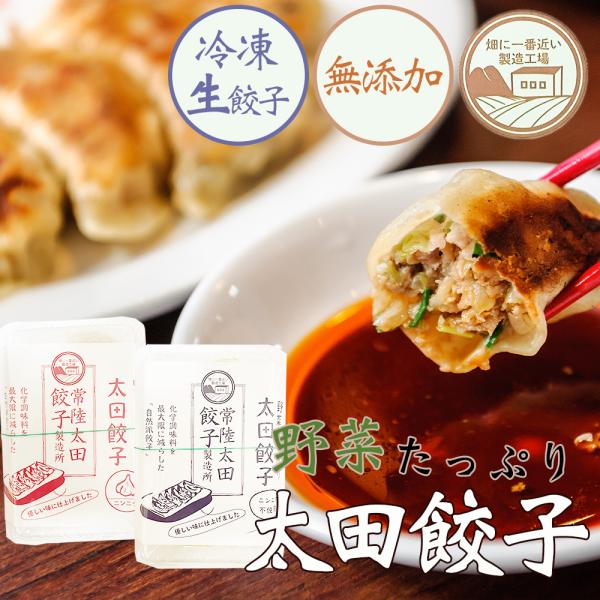 国産 茨城県産 なごみ家 野菜たっぷり 太田餃子 約13個入×8パック （にんにくあり にんにくなし...