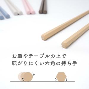 箸 食洗機対応 抗菌 アースカラー 5膳 セッ...の詳細画像1
