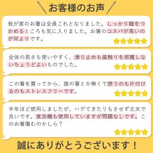 箸 食洗機対応 すべらない箸 黒 10膳入 2...の詳細画像3