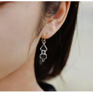 ハリオ ピアス オデン おでん ギフト レディース ガラス アクセサリー HARIO Lampwor...