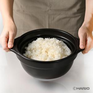 HARIO 公式 土鍋 炊飯 フタがガラスのご...の詳細画像4