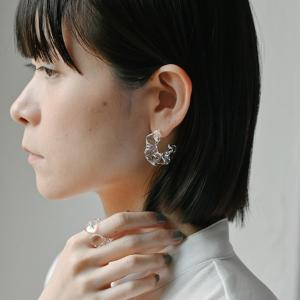 ハリオ ピアス アイシクルドレープ レディース  ガラス アクセサリー ギフト ランプワークファクトリー HARIO 公式