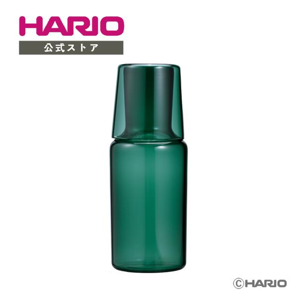 ハリオ HARIO COLORS　ナイトカラフェ　グリーン 公式 2024年新製品　ベッドサイド 耐...