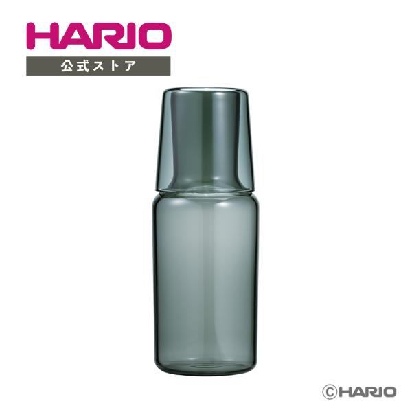 ハリオ HARIO COLORS　ナイトカラフェ　グレー 公式 2024年新製品　ベッドサイド 耐熱...