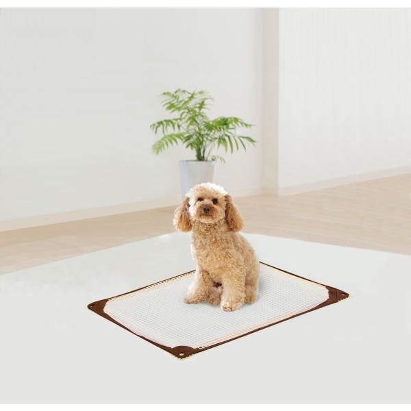 ハリオ ワンコトイレマットしつけメッシュワイド ペット イタズラ防止 挟むだけで取り付け簡単 HAR...