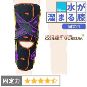 膝サポーター 水が溜まる膝 固定用 後十字靭帯損傷 ニーケアー・PCL