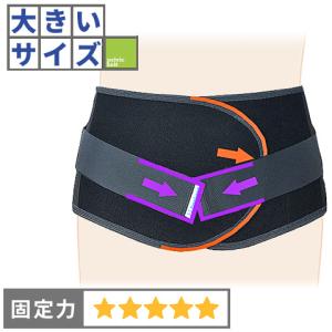 腰痛ベルト 腰 ベルト コルセット 大きなサイズ 大きい 固定 プロハード(LL)