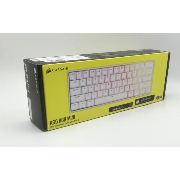 CORSAIR K65 RGB メカニカルゲーミングキーボード ホワィト CH-9194114-JP