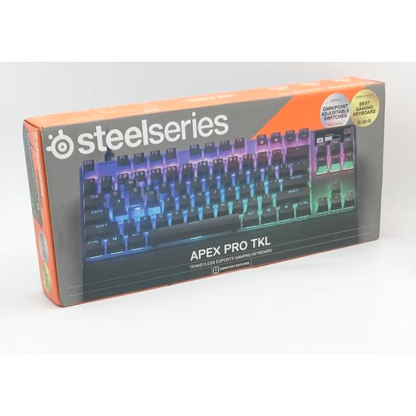 SteelSeries ラピッドトリガー 搭載 ゲーミングキーボード テンキーレス 有線 Apex ...