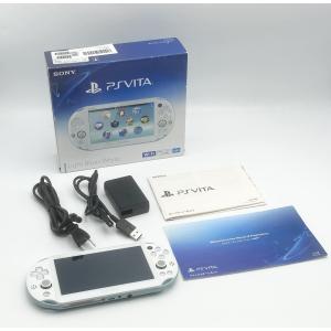 箱付 中古 完品 PlayStation Vita Wi-Fiモデル ライトブルー/ホワイト