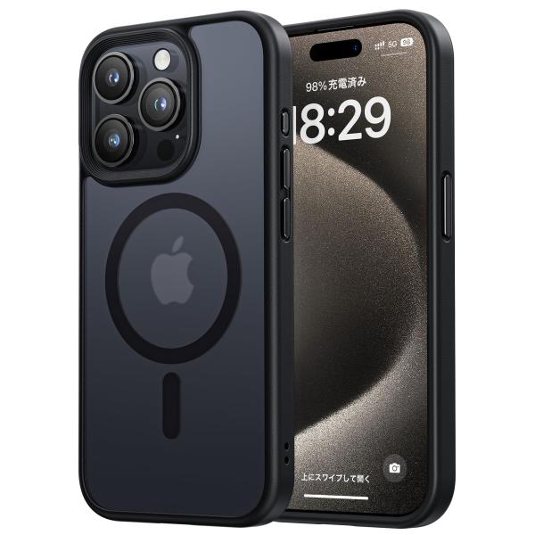 NIMASO ケース MagSafe 対応 iPhone15Pro 用 スマホケース マグセーフ対応...
