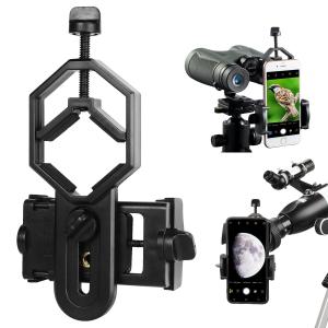 顕微鏡 天体望遠鏡 双眼鏡 スマホアダプター 携帯電話 撮影用 写真を撮る 接眼レンズ スマートフォンホルダー｜harison