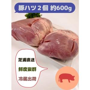 豚ハツ　２個セット　約600g
