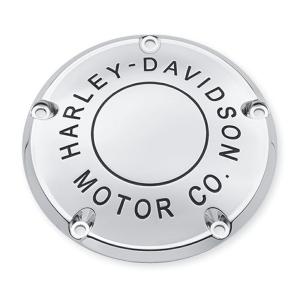 25338-99B ハーレー純正　HARLEY-DAVIDSON MOTOR CO.コレクション／クローム ダービーカバーHarley-Davidson Motor Co. Derby Cover｜harley-life