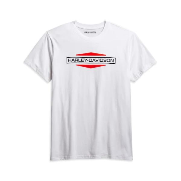 HARLEY-DAVIDSON 純正（ハーレーダビッドソン）メンズスタックロゴTシャツ_96277-...