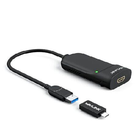 Wavlink USB 3.0HDMIマルチディスプレイアダプタ 解像度2048ｘ1152Windo...