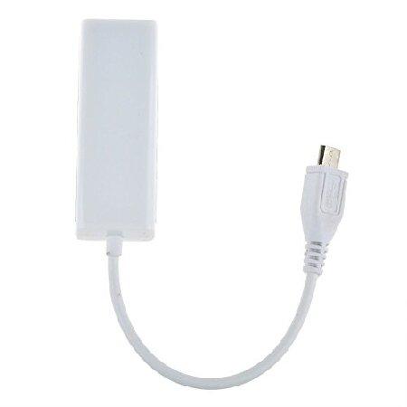 MaxLLTo White Micro USB 2.0 Ethernet RJ45 Network ...