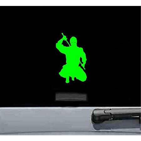 JS Artworks Crouching Ninja Vinyl Decal Sticker (L...