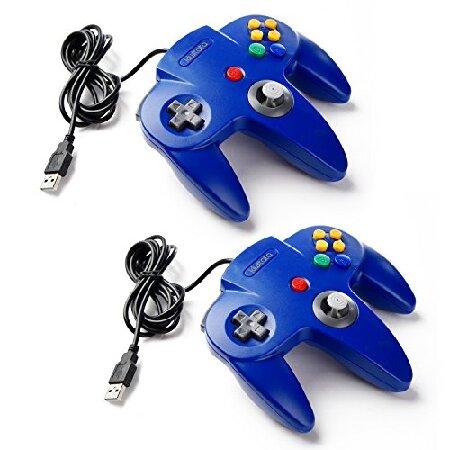 2 Pack Classic N64 USB Controller, kiwitata Retro ...