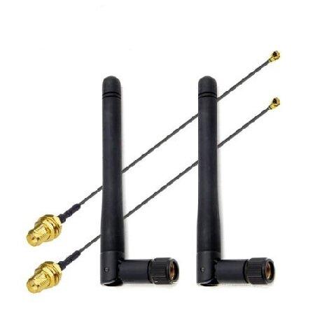 2-Pack 2.4GHz 5GHz 2dBi WiFi Antenna with IPX U.fl...