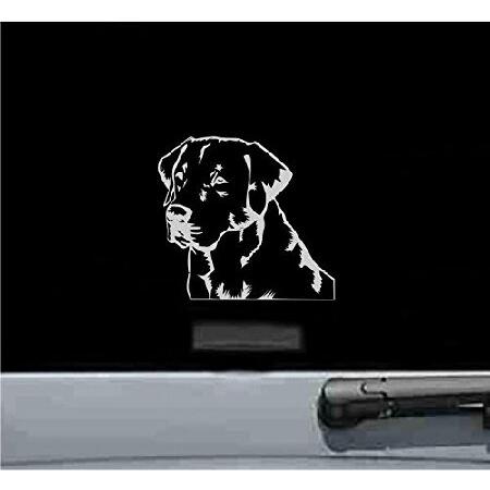 JS Artworks Labrador Retriever Head Vinyl Decal St...