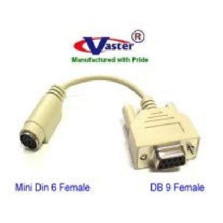 PS/2 Mouse to Serial Computer (9 F to MD 6 F) Adap...