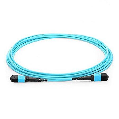 MPO Female to MPO Female Fiber Patch Cable 12 Fibe...