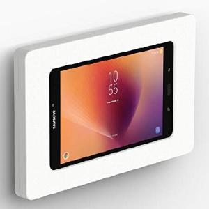 VidaMount White Enclosure and Fixed VESA Slim Wall Mount [Bundle] Compatible with Samsung Galaxy Tab A 8.0 (2017)_並行輸入