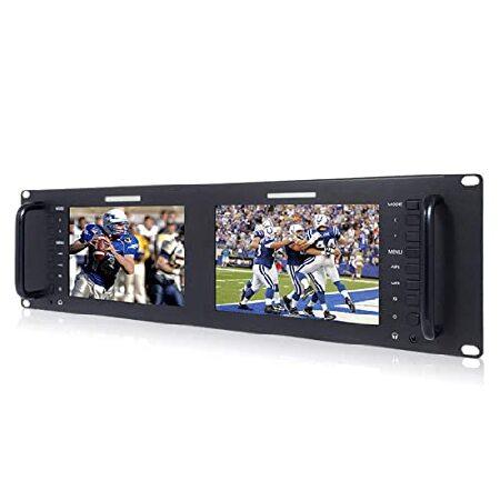 FEELWORLD D71 Plus 3RU Dual 7 inch 3G SDI Broadcas...